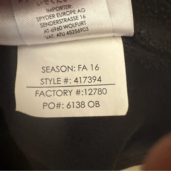 SPYDER Bandit Half Zip Fleece Sweater Jacket Black Pullover Outdoor Activewear - Picture 12 of 13